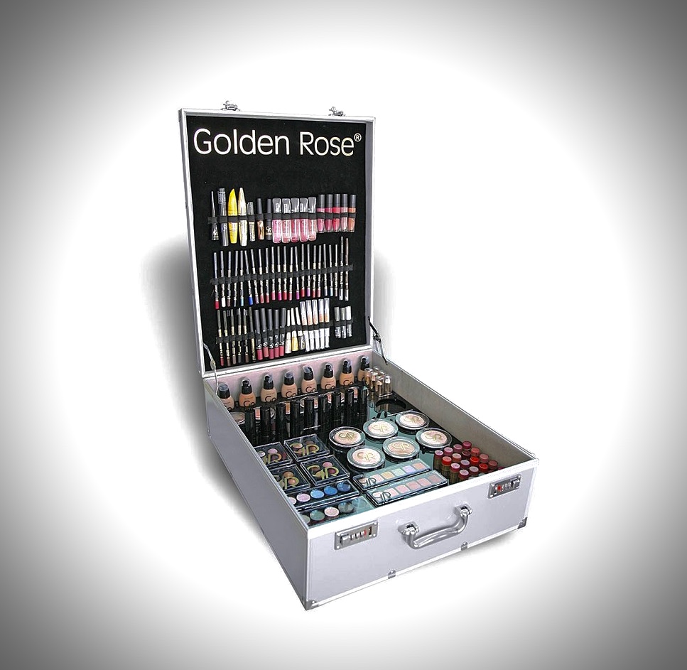 Golden Rose Make-up Koffer01